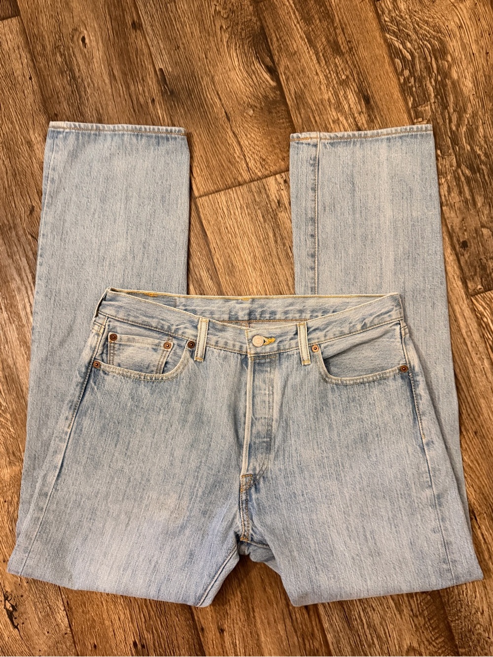 Levi’s 501 Vintage Y2K Jeans W34 L32 Light Wash